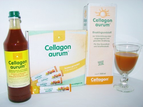 Cellagon aurum - Flasche & Sachets